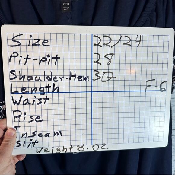 Lane Bryant off the shoulder embroidered blouse navy feminine bohemian plus size - Picture 12 of 12